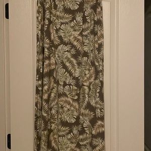 J.Jill Palm Print Maxi Skirt